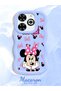 Infinix Smart 8 Plus Compatible Wavy Frame Mouse Cartoon Patterned Quality Silicone Phone Case