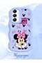 Samsung Galaxy A16 4G/5G Compatible Wavy Frame Mouse Cartoon Patterned Quality Silicone Case