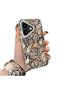 iPhone 16 Plus Compatible Hard Acrylic Back Silicone Edge Lens Protection Case