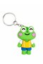 Cute Frog Figured Pvc Keychain – Soft Textured Bag and Key Ornament – Children & Adult Gift