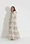 Eteği̇ Layered Lace Dress Mint - 4