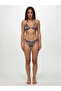 Women's Triangle Bikini Set Halter Neck Adjustable Classic Cut Stretchy Swimwear Set - 2