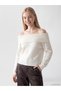 Rmz Gi̇yi̇m Farkiyla Wide Roba Collar Women's Knitwear Sweater - 2