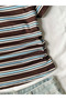 Polo Collar Ruched Bluz - 4