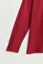 Plus Size Knit Sweater - Burgundy - 4