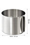 Stainless steel round telescopic mousse ring, adjustable cake ring with a diameter of 16-30 cm, height-adjustable cake baking mold. - 5