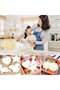 6-Piece Set Kids Bread Slicer Cartoon Designs DIY Lunch Tools Edge Sealer Fruit Cookie Molds - 2