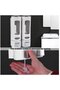 Soap dispenser, wall mounting - 2 chambers - 400 ml - plastic soap dispenser, no drilling required, shower gel dispenser for liquid shower gel - 3