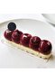 Silicone cake molds, 3D molds for ice cream, chocolate, pastries, and desserts, 6-hole concave spherical shape. - 3