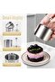3 pieces - Mini cake molds - mini bread molds - cheesecake molds - baking cake molds - suitable for mousses, cupcakes and desserts - 5×8cm - silver - 3