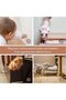 4-Pack Stainless Steel Magnetic Door Catches, Strong Silver Cabinet Drawer Wardrobe Cupboard Locks - 5