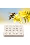 Royal jelly grafting cup, silicone mold for beekeeping, beeswax queen cell cup, 4-row production mold, dimensions 96x92x14 mm