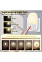2-Pack 3000K Warm White LED Night Lights with Light Sensor, 5-Level Dimmable Wall Plug-in Lamps for Hallway - 3