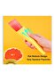 Six-piece ice cream mold set, silicone, non-stick, easy to clean, six colors. - 4