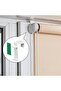8-Piece Roller Blind Clip-on Bracket Set - Adjustable Curtain Clips - 4