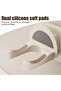 Grey Wall-Mounted Magnetic Hair Dryer Holder Suction Cup Cord Storage Box - 3