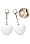 2-pack LED handbag lights with sensor, rechargeable heart-shaped design, portable automatic handbag lights, rechargeable LED gift set.