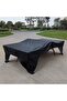 Ping Pong Table Cover - Outdoor/Indoor Waterproof & Dustproof Folding Table Protective Cover - Heavy-Duty & Durable - Black - 5