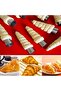 A set of 20 stainless steel cone molds – baking molds for making cream cones, puff pastry desserts, and waffle cones.