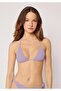Removable Padded Triangle Bikini Top Crinkle Waves - 2