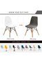 style dining chair covers - elastic chair covers - washable armless chair covers - For dining rooms & Living rooms (sand color - 2-Pack) - 5