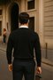 Men's Casual Crew Neck A.Black Sweatshirt - 6