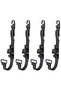 4 headrest hooks, adjustable rear seat hanger, plastic shopping bags and bottles, car accessories