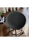Four round bar stool covers, waterproof and washable, elastic design, suitable for homes, restaurants, etc. Size: 9.8-13.8 inches - Grey - 3