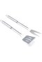 4-piece stainless steel barbecue tool set with carrying bag - 3