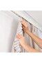 Set of 40 plastic curtain rail glides and rollers for window, shower, and ceiling curtain rails, suitable for smooth and silent sliding of curtains. - 3