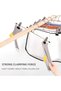 Clothes Hangers, 20-pack, Trouser Hangers, Trouser Hangers with Clips, Clothing Hangers, Skirt Hangers, Non-slip Hangers with Clips - 4