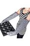 59 cm long cotton oven mitts, heat-resistant and long, kitchen/baking gloves for protection when cooking and grilling, pair - 5
