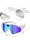 Smart Camera Glasses, 1080P Sports Glasses, HD Video Recording, Cycling Sunglasses, Wearable Audio and Wireless Video, Unisex, Blue - 6