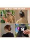 4 Pcs Butterfly & Bow Hair Claw Clips - Cute Butterfly Hair Grippers & Non-Slip Clamp Pins Jewelry for Women & Girls - 3