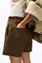 Belted twill shorts - 3