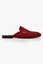 Women's Kaela Red Genuine Suede Leather Loafer Slippers - 2
