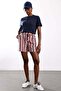 Navy Blue Crew Neck Basic T-Shirt 0002 - 3