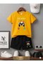 Summer Children's T-Shirt Shorts Unisex (Game Console Printed)