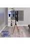 45"-65" Tripod TV Stand, Modern Easel TV Stand, Height Adjustable Swivel TV Floor Stand, Dark Walnut Legs for LED LCD Screens, Max VESA 600x400mm, 77lbs Capacity - 6
