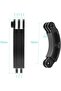 Curved extension arm bracket for GoPro 11/10/9/8/7/6/5 Black - 3