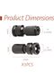 3-Piece Electric Wrench Adapter Set Multi-Functional Universal Adapter Wrench Conversion Tool Accessory for Various Handheld Electric Drills - 2