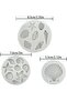 3 Pcs Marine Theme Silicone Fondant Molds - Shell, Starfish & Coral Baking Shapes for Cake Decoration, Chocolate & Clay - 4