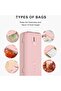 Household Mini Square Sealing Machine Laminator Packaging Household Food Bag Fresh Snack Sealing Machine Pink - 2