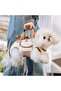 Beige Size S Crossbody Breathable Small Dog Pet Carrier Bag - 4