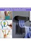 UV toothbrush sterilizer - Recharge toothbrush holder - Wall-Mount w/drying Func - toothbrush sterilizer w/UV lamp - & 4 Bathroom slots (white)