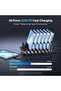 USB Charging Station, Multiple USB Charger Station for Multiple Devices, mixed Cables Included, Charging Organizer for Phones, Tablets, and Other Electronics (140W-7 USB C Black) - 3