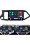 Kia picanto android screen diamond dual knob model 2011-2016,8gb ram 128 gb rom wireless carplay android auto reverse camera included ahd - 3