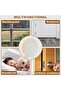 Sealing Tape - Self-Adhesive Rubber Foam Sealing Strip - 9 mm x 6 mm, 10 m White - 2