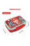 Kids Mermaid Divided Lunch Box 550ml, Handheld Leak‑Proof Sealed BPA‑Free Lunch Container, Portable Food Box for Girls School Picnic Outdoor - 3