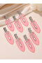 Set of 8 - Light Pink Hair Clips